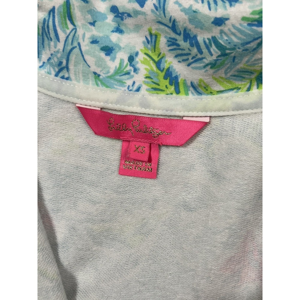 Lilly Pulitzer Betsey Full Zip What A Lovely Place Jacket Sz XS NWOT - Picture 3 of 3
